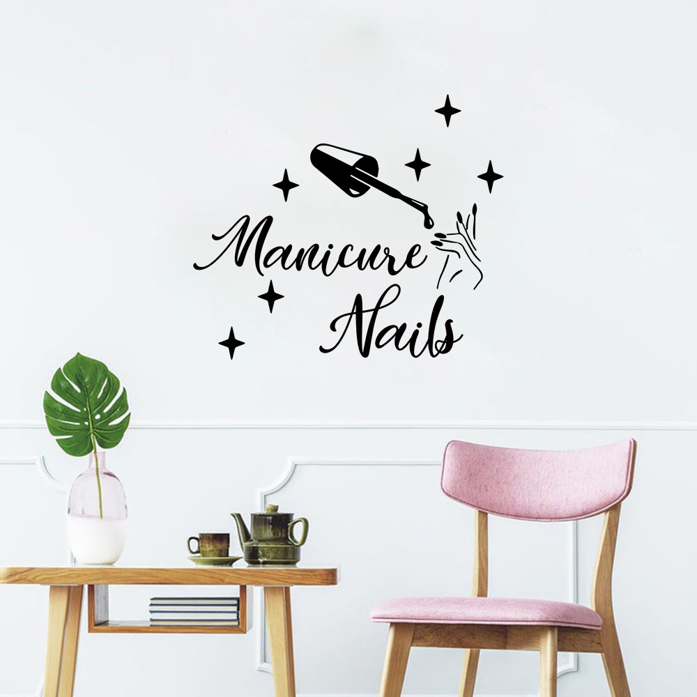 1PC Creative Manicure Personal - Home Decor Sticker reseña y precio