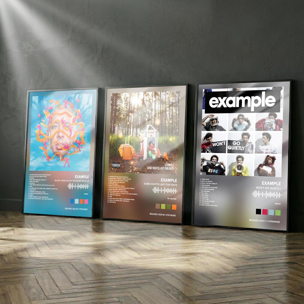 Example Poster Album Set Moder - Home Decor Examples reseña y precio