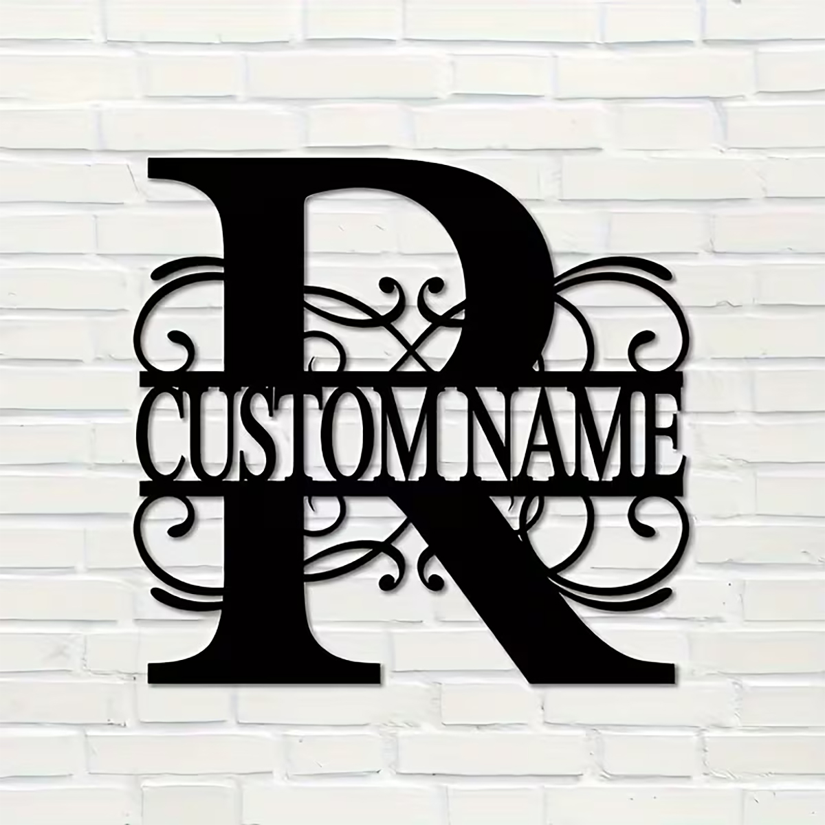 Classic Custom Monogram Metal  - Home Decor Room reseña y precio