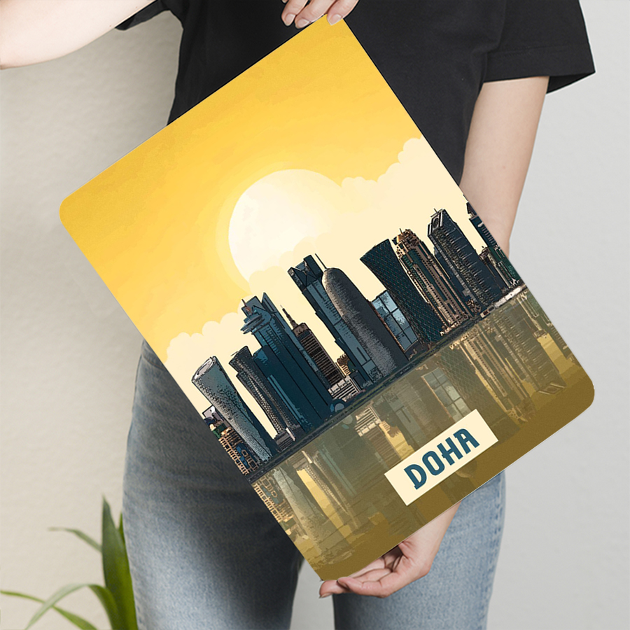 Doha Skyline Metal Wall Art Qa - Home Decor Qatar reseña y precio