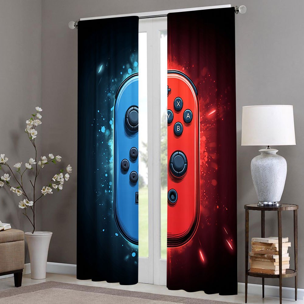 Gaming Curtains 2pcs Video Gam - Home Decor Youtube Videos reseña y precio