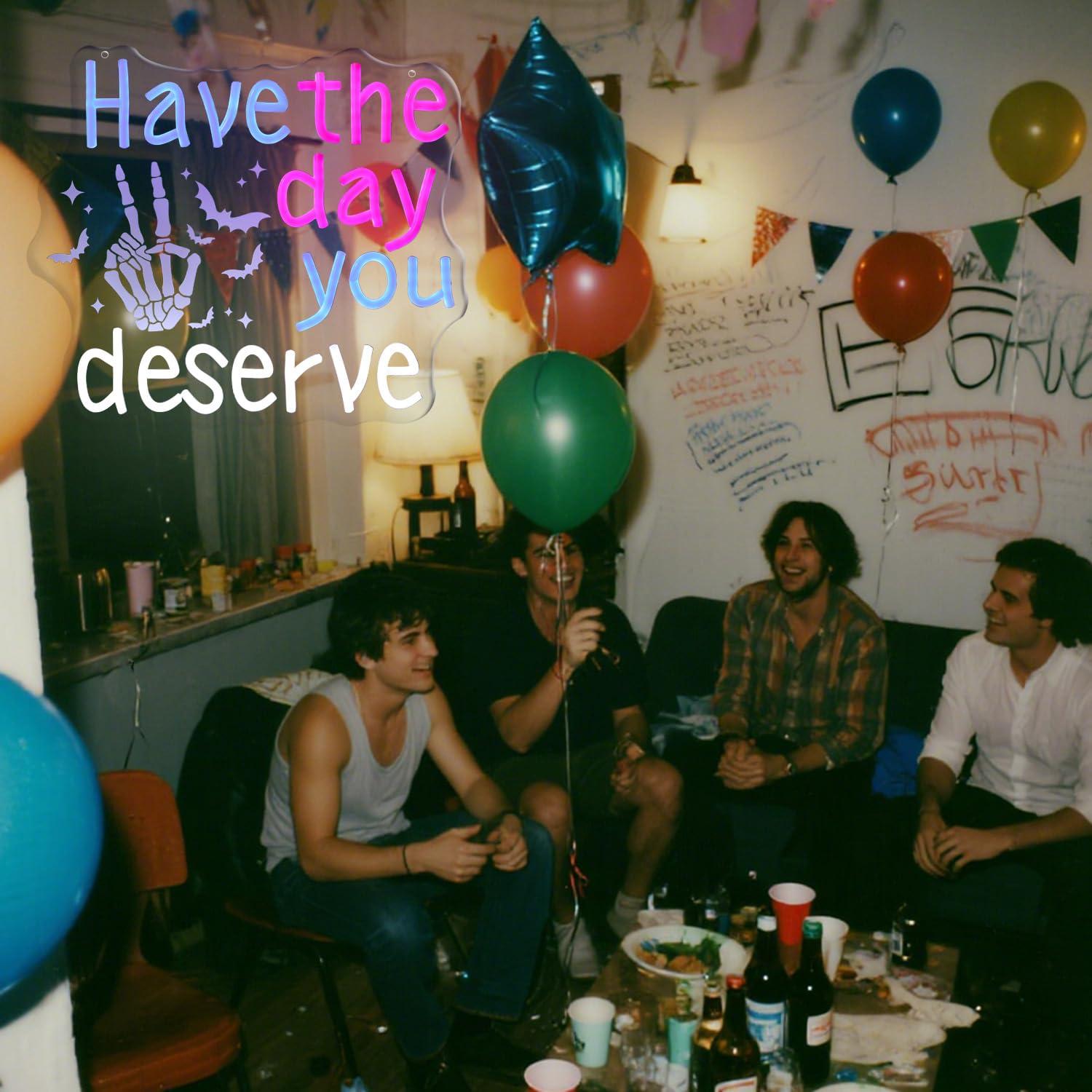 Have The Day You Deserve Neon  - Home Decor Room reseña y precio
