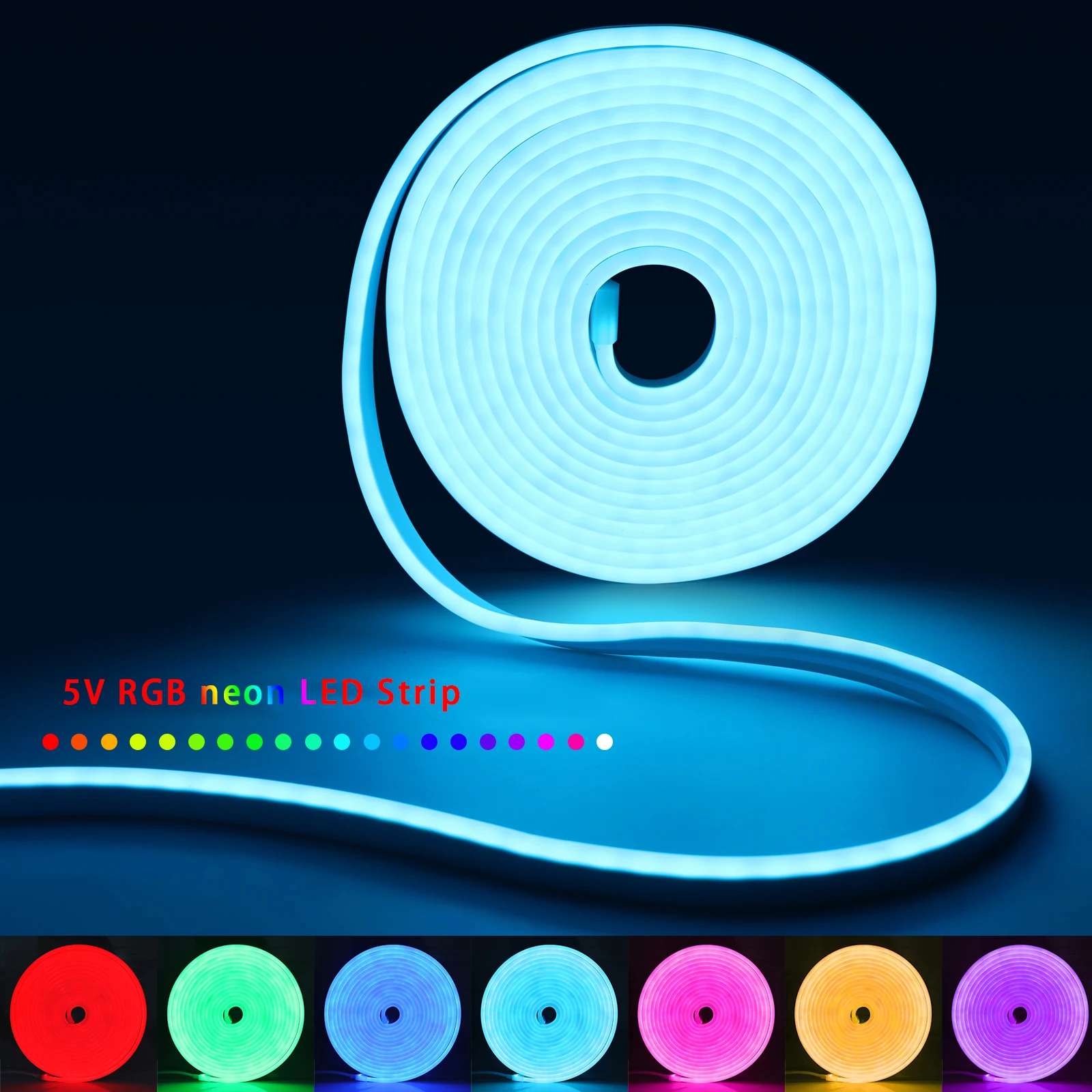 1-5m RGB LED Neon Strip Light  - Home Decor Room reseña y precio