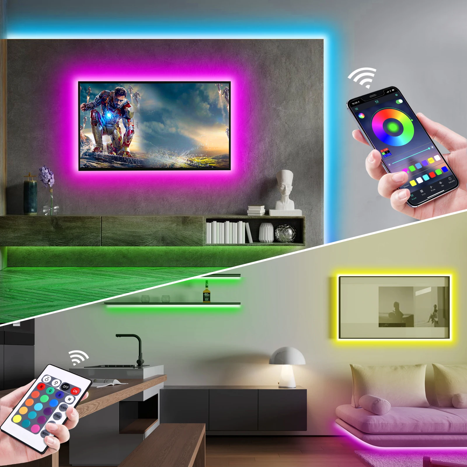 1-5m RGB LED Neon Strip Light  - Home Decor Room reseña y precio
